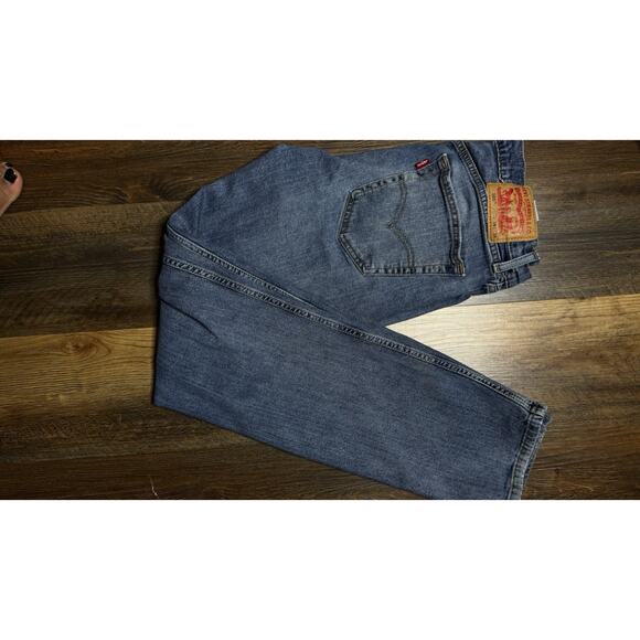 Levi's 505 Jeans Men's 34x34 Blue Original Fit Straight Leg Jeans - Picture 3 of 8